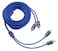 Kicker 46KI46 K-Series 4-Channel RCA Interconnect, 6.0 Meter