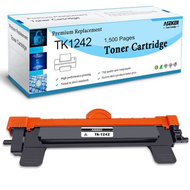 ASEKER Compatible TK-1242 TK1242 Toner Cartridge 1T02Y80UX0 for Kyocera MA2000 MA2000w PA2000 PA2000w Printers 1500 Pages TK 1242 (Black)