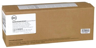 Dell RGCN6 Toner Cartridge B2360d/B2360dn/B3460dn/B3465dn/B3465dnf Laser Printers - Black