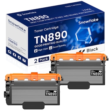 TN890 TN-890 2 Pack Compatible TN-890 Ultra High Yield Toner Cartridge Replacement for Brother HL-L6250DW HL-L6400DW HL-L6400DWT MFC-L6900DW MFC-L6750DW Printer.