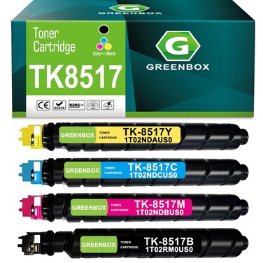 GREENBOX Compatible TK8517 TK-8517 Toner Cartridge Replacement fo TK 8517 for Copystar CS-5052ci CS-6052ci TASKalfa 5052ci 6052ci Series Printer (30,000 Pages&iuml;&frac14;&OElig;4 Pack)