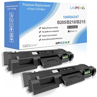 LAIPENG Compatible Xerox106R04347 B205 B210 B215 Toner Cartridge for Xerox B205 B210 B215 B205NI B205MFP B210DNI B215DNI B215MFP Printer High Yield 3,000 Pages(Black,2-Pack)