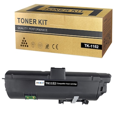 ASEKER Compatible TK1152 TK-1152 TK 1152 Toner Cartridge 1T02RV0US0 Black for Kyocera ECOSYS M2135dn M2635dn M2635dw M2735dw P2235dn P2235dw Printers ( Black, 3000 Pages )