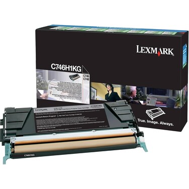 Lexmark&acirc;&bdquo;&cent; C746H1KG High-Yield Black Toner Cartridge