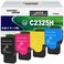 SINOPRINT Remanufactured Toner Cartridge Replacement for Lexmark C2325dw C2325 MC2325adw C2535dw MC2535adwe C2425dw MC2425adw MC2640adwe Printer C231HK0 C231HC0 C231HM0 C231HY0 (BMCY 4-Pack)