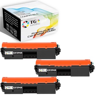 TG Imaging (3-Pack) CF294X Compatible Replacement for HP 94X Toner Cartridge 294X Work for HP Laser-Jet Pro M118 M118dw MFP M148 M148dw Laser-Jet Pro MFP M148fdw Laser-Jet Pro MFP M149fdw Printer