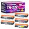 MM MUCH &amp; MORE Compatible Toner Cartridge Replacement for TN227 TN-227 TN-223 use for MFC-L3710CW L3750CDW L3770CDW HL-L3210CW L3230CDW L3270CDW L3290CDW Printer (2X BK+C+M+Y, High Yield, 5-Pack)