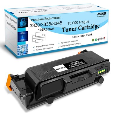 Asker Compatible Xerox WorkCentre 3335 3345 Phaser 3330 106R03622 Toner Cartridge Work for Xerox WorkCentre 3335 3335dni 3345 3345dni Phaser 3330 3330dni Printer High Yield 15000 Pages (Pack x1,Black)