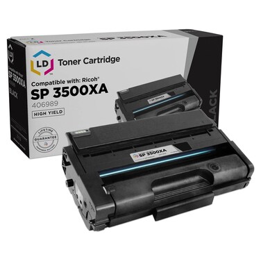 LD Products Remanufactured Toner Cartridge Replacement for Ricoh 406989 High Yield (Black) for use in Aficio SP Printers: 3500DN, 3500N, 3500SF, 3510DN &amp; 3510SF