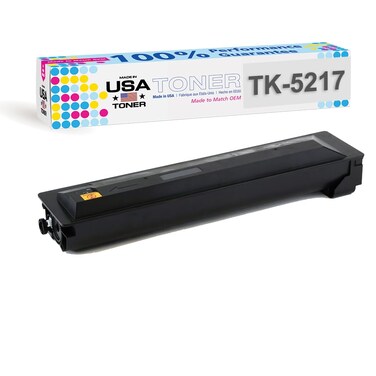 MADE IN USA TONER Compatible Replacement for use in Kyocera TASKalfa 406ci (TK-5217K) and Copystar CS 406ci (TK-5219K) (Black)