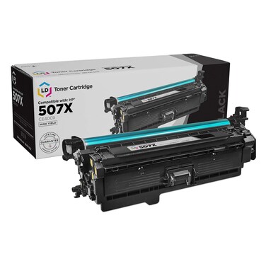 LD Products Remanufactured Toner Cartridge Replacement for HP 507X CE400X 507A CE400A (High Yield, Black) for use in Laserjet Enterprise M551n M551dn M551xh M570dw M570dn M575c M575dn M575f