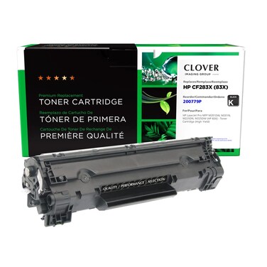 Clover Remanufactured Toner Cartridge Replacement for HP CF283X (HP 83X)   Black   High Yield