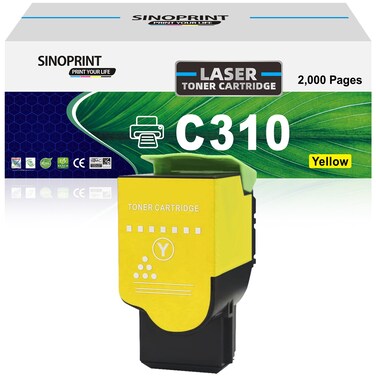 SINOPRINT Remanufactured C310 C315 Toner Cartridge Replacement 006R04359 for Xerox C310 C315(1-Pack Yellow)