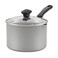 Farberware Cookstart DiamondMax Nonstick Straining Saucepan, Dishwasher Safe, 3 Quart, Silver
