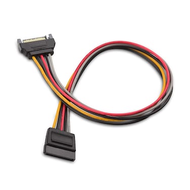 Cable Matters 3-Pack 15 Pin SATA Power Extension Cable 12 Inches, SATA Power Cable, Hard Drive Power Cable, SSD Power Cable