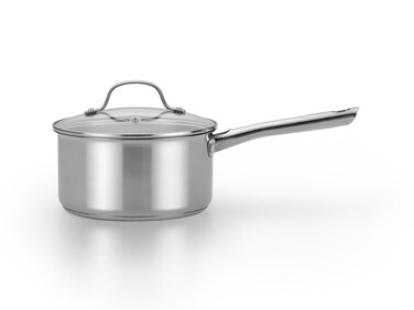 T-fal Performa Stainless Steel Sauce Pan with Lid 3 Quart, Induction Compatible, Oven Broiler Safe 500F, Multipurpose Handy Saucepan, Kitchen Small Pot, Pots and Pans, Cookware, Dishwasher Safe Silver