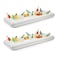 Inflatable Serving Bar Salad Buffet Ice Tray Food Drink Cooler for Picnic Luau Pool Party with Drain Plug, 2 Pack