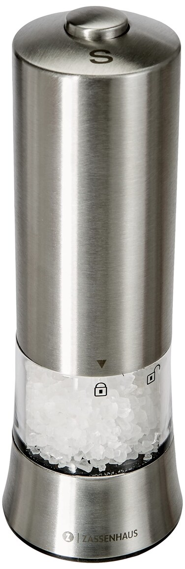 Zassenhaus "Gera" Electric Salt Mill, 7-Inch
