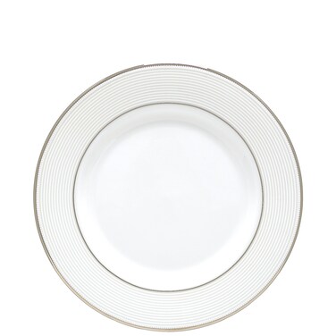 Lenox Opal Innocence Stripe Salad Plate, 0.70 LB, White