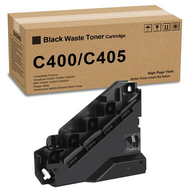 Versalink C400 C405 Waste Toner Box Compatible for Xerox VersaLink C400V C400N C400DN MFP C405V C405N C405DN Phaser 6600 WorkCentre 6605N 6605DN 6655 (30K Pages) 108R01124