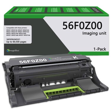 56F0Z00 Imaging Unit High Yield (1-Pack) Compatible Replacement for Lexmark 56F0Z00 Imaging Unit Toner for MS321 MS421 MS521 MS621 MS622 MX321 MX421 MX522 MX622 MB2442 MB2328 Printer