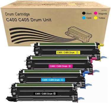 SAIDING C400 C405 Drum Cartridge Compatible 108R01121 Drum Unit Replacement for Xerox Phaser 6600 6655 Versalink C400 C405 Imaging Unit (Black/Cyan/Magenta/Yellow 4 Pack)