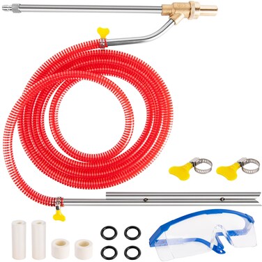 Pressure Washer Sandblasting Kit, Power Washer Sandblasting Kit, 5000 PSI Wet Sandblaster Attachment, Sand Blaster for Pressure Washer with 1/4 Inch Quick Disconnect Sandblasting Kit