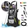Sun Joe Electric Pressure Washer Xtream Clean, Portable Power Washer with Wheels, SPX3000-XT1