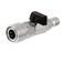 High Pressure Washer Ball Valve, Stainless Steel Quick Connect Ball Valve for Power Washer Hose, 1/4 NPT