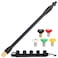 Pressure Washer Gun Extension Wand Set with 5 Spray Nozzles Tips and 1 Tips Holder Pressure Washer Wand 1/4&acirc;&euro;&trade;&acirc;&euro;&trade; Quick Connect Hose Compatible with Some Ryobi Portland Husky Electric Pressure Washers