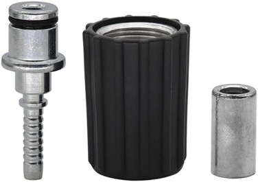 High Pressure Washer Hose Insert Fittings Car Washer Water Cleaning Hose Pipe Fitting Quick Fixing TwistConnector Pressure Washer Parts and Accessories