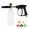 NUZAMAS High Pressure Washer Gun with 5 Water Nozzle Tip &amp; 1L Snow Foam Lance Bottle Kit for Car Floor Deck Windows Cleaning M22 Metric Male Thread Fitting