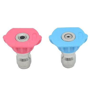 Onyehn Second-story Pressure Washer Spray Nozzle Tips, Quick Pressure Washer Nozzle, Soap and Rinse Nozzle Kits,4000PSI, 1/4"NPT