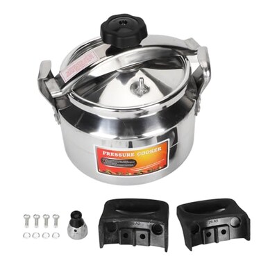 Pressure Canner, Pressure Cooker Easy to Open, Close, Fast Cooking, ExplosionProof, Safe, High Temperature Resistant, Durable for Home (3L)