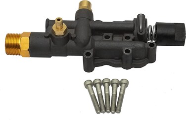 Simpson Cleaning 7112336 Complete Bypass Manifold Replacement Kit for for AAA 540001 and 540005 Axial Cam Pressure Washer Pump, Black