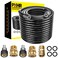 POHIR Pressue Washer Hose 100ft with M22 Fittings, 4000 PSI High Pressure Power Washing Hose, Power washer Replacement Hose with M22 Extension Adapter and 4pcs M22 14mm to 3/8 Quick Connect