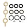 30623 Seal KIT Compatible with Cat Pump Model 30 31 34 35 310 310S 310B 310W 340 340S 340B 340W 350 350S 350B 350W Replacement for Seals for Cat Pump Pressure Washer