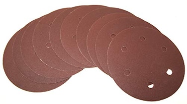 WEN DW60SP Drywall Sander 60-Grit Hook and Loop 9-Inch Sandpaper, 10-Pack, Red
