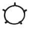 Wok Ring/Non Slip Black Cast Iron Stove Trivets for Kitchen Wok Support Ring Cooktop Range Pan Holder Stand Stove Rack Milk Pot Holder for Gas Hob - Gas Stove accessories