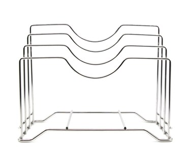 ZEESOON Stainless Steel Cutting Board Holder Chopping Board Rack, Kitchen Cabinet Organizer Pantry Tray Bakerware Cookie Baking Sheet Large Storage