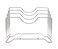 ZEESOON Stainless Steel Cutting Board Holder Chopping Board Rack, Kitchen Cabinet Organizer Pantry Tray Bakerware Cookie Baking Sheet Large Storage