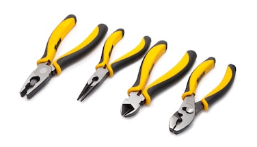 Titan 18404 4-Piece Plier Set With TPR Grips