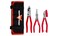 VAMPLIERS 3-Piece Screw Extractor Pliers Set. Includes 8.5" Linesman Shearing Pliers, 7.5" Long Nose, 7" BOSS &amp; Tool Pouch. Stripped Screw Remover Tools with Unique Non-Slip Jaws. Made in Japan.