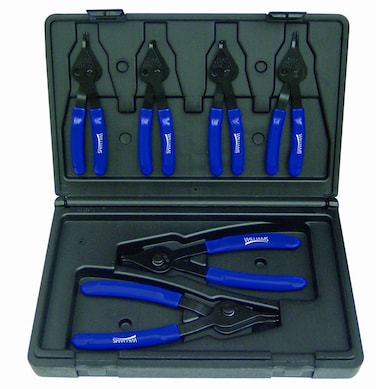 Williams PL-1606 6-Piece Combination Internal and External Snap Ring Pliers Set