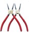 SeiDoKa 7 Inch Snap Ring Pliers Set with Strengthened Jaws and Anti-Slip Grip Handles