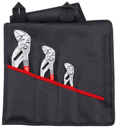 Knipex - 3 Pc Pliers Wrench Set in Tool Roll (001955S6)