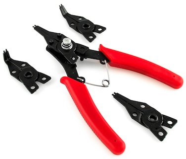 5pcs 4-in-1 Snap Ring Pliers Combination Retaining Circlip Clip Tool Set