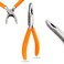 AAProTools Jewellers Tools Jump Ring Loop Closing Pliers Orange 5 1/4 Inch