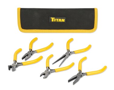 Titan 18405 5-Piece Precision Plier Set With Case