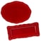 Certified International Perlette Red Melamine 2 pc Platter Serving Set.,